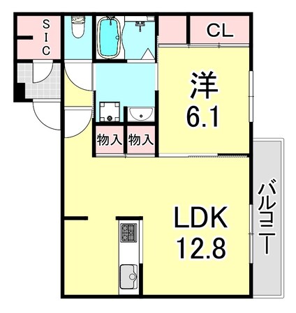 アルカンシエル（中殿町）の物件間取画像